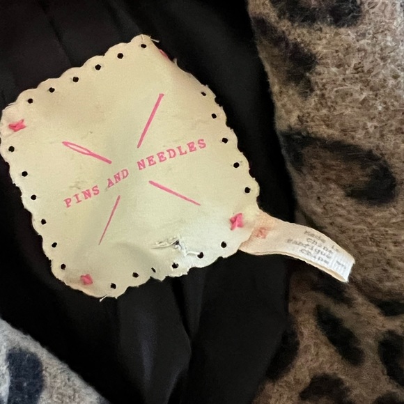 Pins & Needles: Cheetah Pea coat - Picture 2 of 3